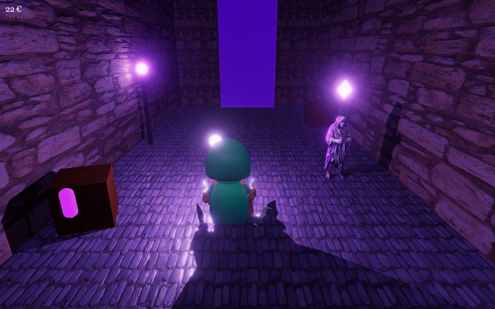 The beggar of the Alley, hand out, the first of eight decisions